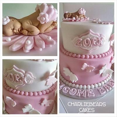 Girl Babyshower - Cake by Tracycakescreations