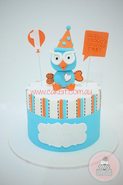 Giggle and Hoot 1st Birthday - Cake by Lydia Evans