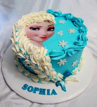 Frozen Elsa - Cake by Christeena Dinehart