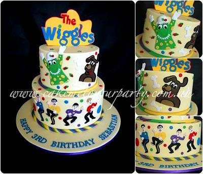 The Wiggles Cake with Dorothy the Dinosaur and Wags the Dog. - Cake by Leah Jeffery- Cake Me To Your Party