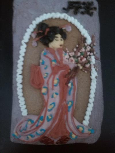 cherry blossom geisha - Cake by Catalina Anghel azúcar'arte