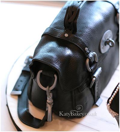Mulberry Bag and Louboutin Shoe  - Cake by Katy Davies