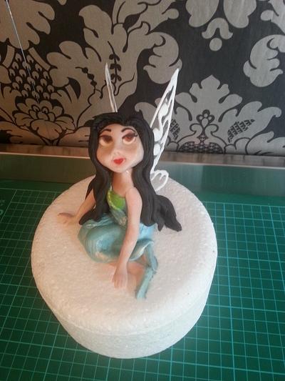 silvermist the fairy fondant topper - Cake by karen mitchell