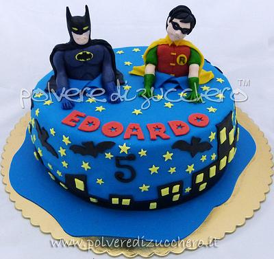 Batman & Robin cake - Cake by Paola