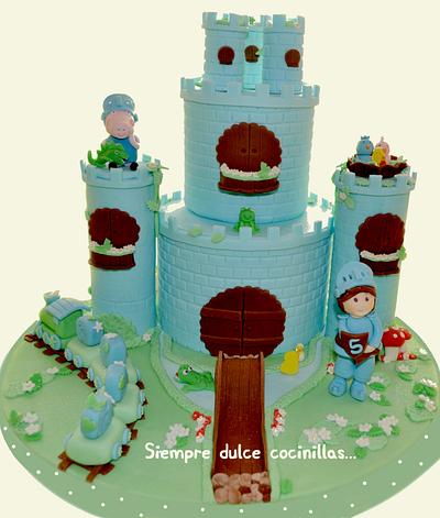 Castillo Caballeros George Pig - Cake by Siempre dulce cocinillas