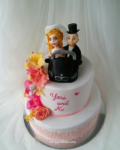 wedding cake - Cake by Hokus Pokus Cakes- Patrycja Cichowlas