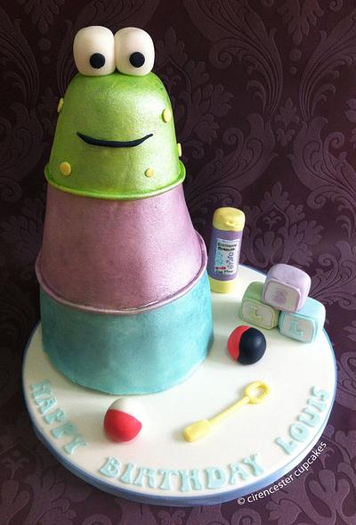 Birthday Cake - Ribbit Stacker  - Cake by Happy_Food