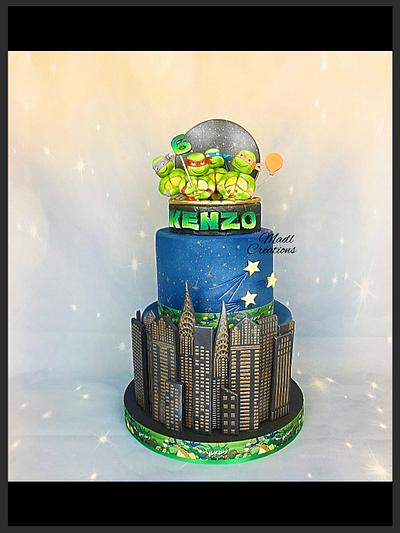 Tortue ninja cake  - Cake by Cindy Sauvage 