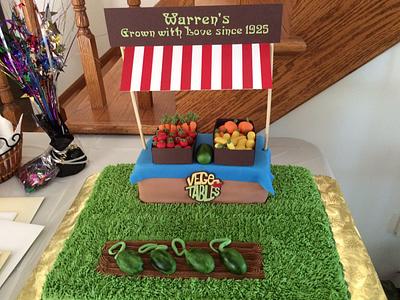 Warren's Produce Stand - Cake by Laura Willey
