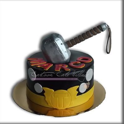 Thor Hammer's cake - Cake by Eliana Cardone - Cartoon Cake Village