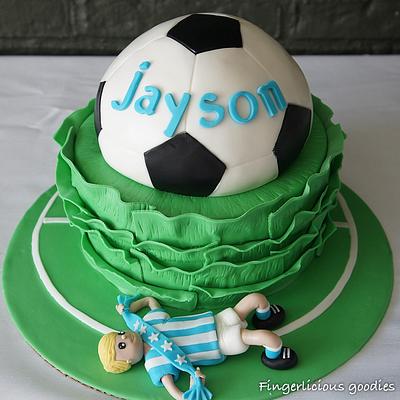 Football Goodies - Cake by Fingerlicious Goodies