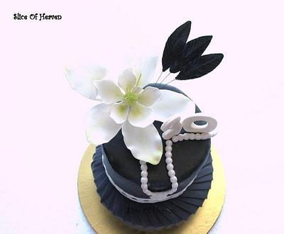 Black couture fashion - Cake by Devina Soman
