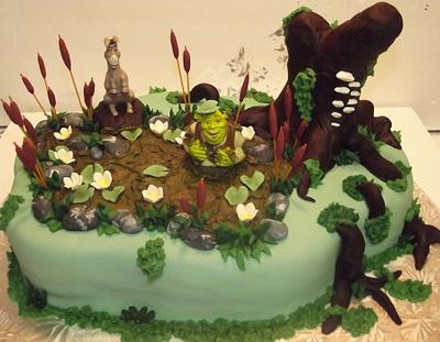 Shrek nothing better than mud - Cake by Jaimie Pereira
