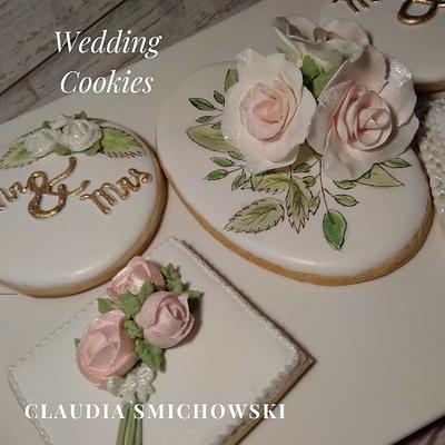 Cookies con flores - Cake by Claudia Smichowski