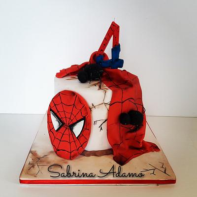 Spiderman  - Cake by Sabrina Adamo 