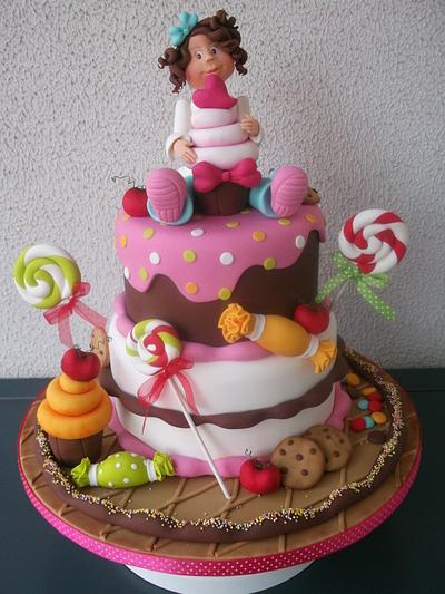Sugar Party Cakes - Cake by Alexsandra Caldeira