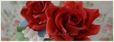 Red Roses - Cake by Firefly India by Pavani Kaur
