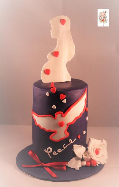 LOVE MOTHER AGAINST VIOLENCE - Cake by Chrystel Choukri