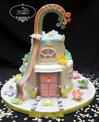 Fun easy chocolate cake birthday cake Recipe by Lamiaa Aboushady - Cookpad