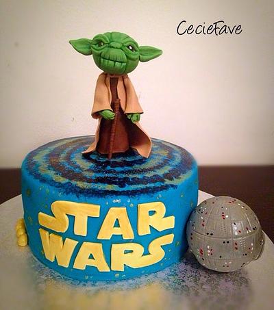 Star Wars Yoda - Cake by CecieFave by Cecilia Favero