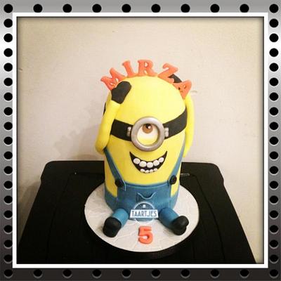 3D Minion for my son - Cake by Taartjes Toko 