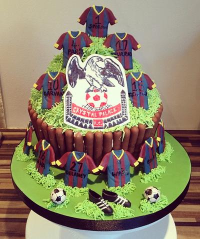 Crystal Palace Giant Cupcake - Cake by Gill Earle