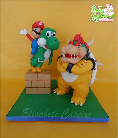 Super Mario cake - Cake by Bety'Sugarland by Elisabete Caseiro 