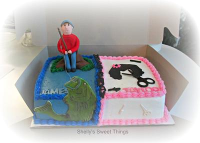 Whistling fisherman/Cosmotology - Cake by Shelly's Sweet Things