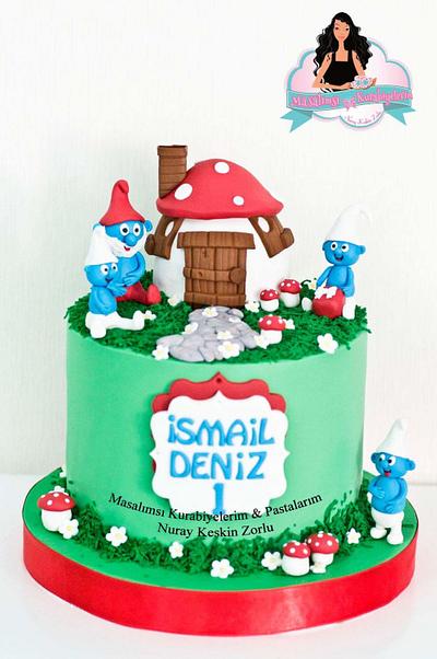 Smurfs Cake - Cake by Nuray Keskin Zorlu 