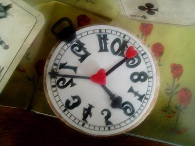 What time is it in Wonderland? - Cake by Lorena Biscuits