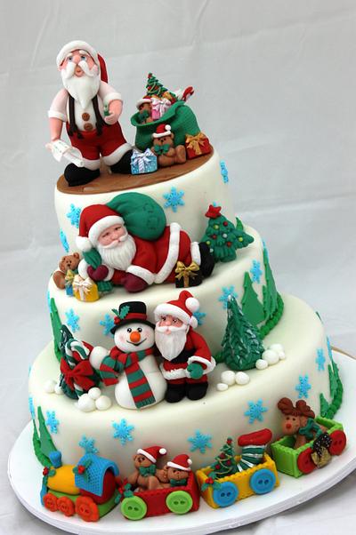 Santa Claus - Cake by Viorica Dinu