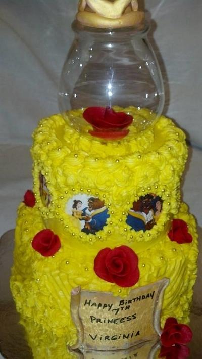 Beauty and the Beast - Cake by Sherry's Sweet Shop
