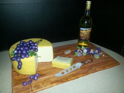 Wine Party Cake - Cake by Kassie Smith