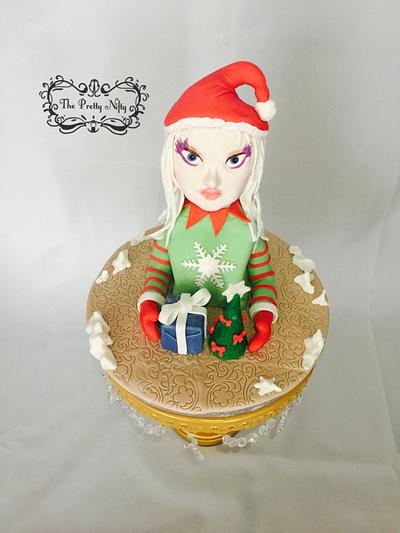 Santa's Helper  - Cake by Edelcita Griffin (The Pretty Nifty)