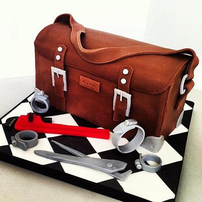 Plumber's tool case Cake - Cake by Bella's Bakery