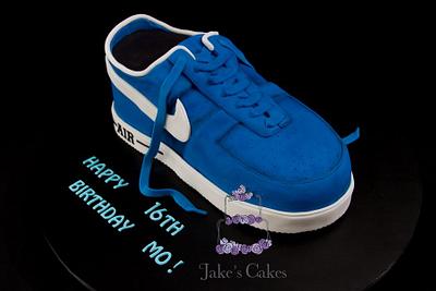 Nike Shoe cake - Cake by Jake's Cakes