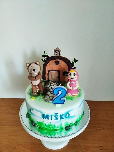 Masha and the bear cake - Cake by Vebi cakes