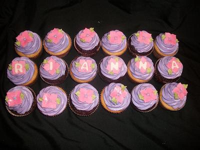 Girlie Birthday Cupcakes - Cake by caymancake