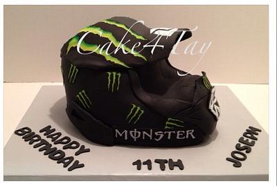 Monster Helmet!  - Cake by Angel Chang