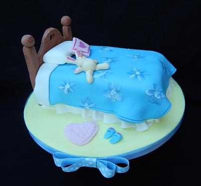 Record time sleep over bed cake. - Cake by Elizabeth Miles Cake Design