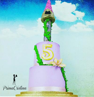 Rapunzel's tower - Cake by PrimaCristina