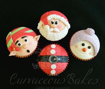 Christmas Cupcakes - Cake by CurvaceousBakes