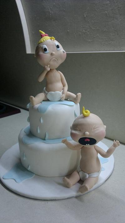 Crying babies - Cake by Karin Ganassi