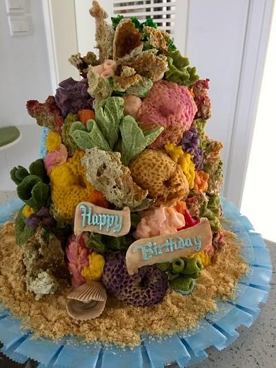 Coral reef cake - Cake by alek0