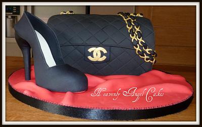 Christian Louboutin shoe and Chanel bag - Cake by Heavenly Angel Cakes