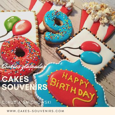 Circus Cookies - Cake by Claudia Smichowski