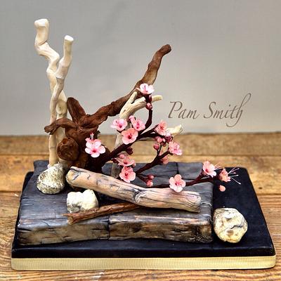 Ikebana&sugar art!  - Cake by Pam Smith's Cakes