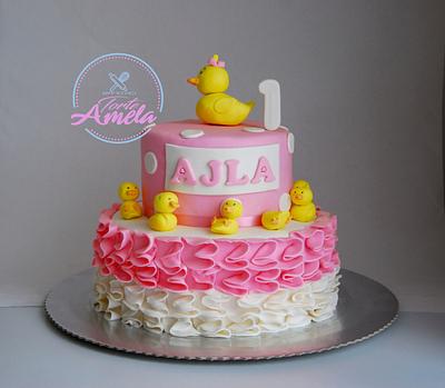 little ducks for 1st birthday - Cake by Torte Amela