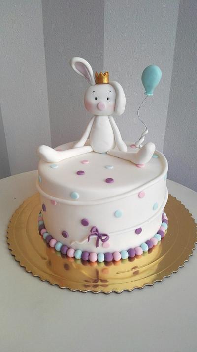 Bunny in crown - Cake by Kozacki tort