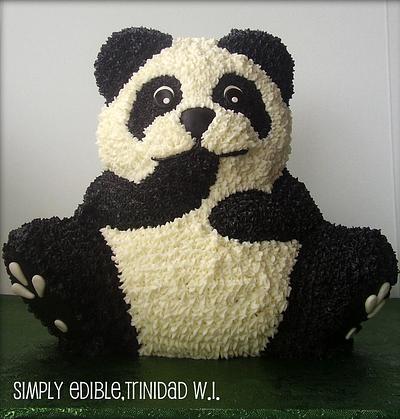 Panda Bear Cake - Cake by Shelly-Anne